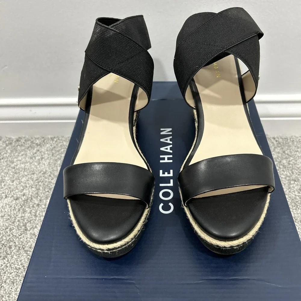 Women's‎ Cole Haan Cloudfeel Comfort Slip On Espadrille Wendge 9.5